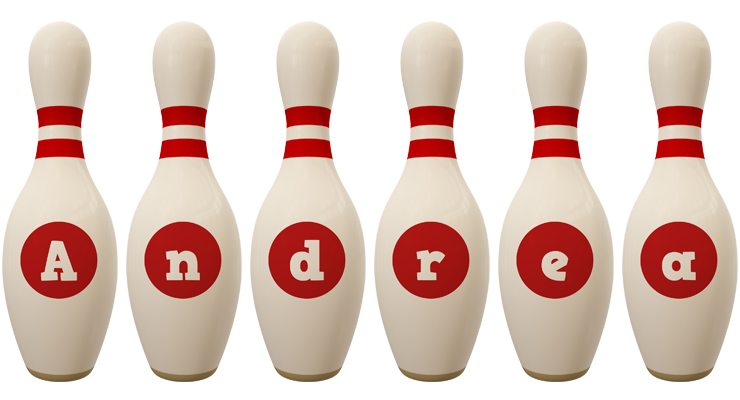 Andrea bowling-pin logo