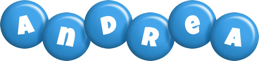 Andrea candy-blue logo