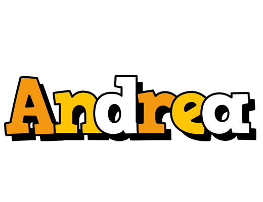 Andrea cartoon logo