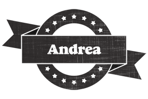 Andrea grunge logo