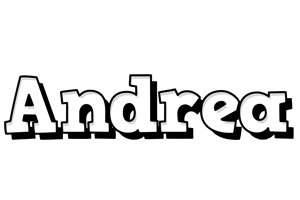 Andrea snowing logo