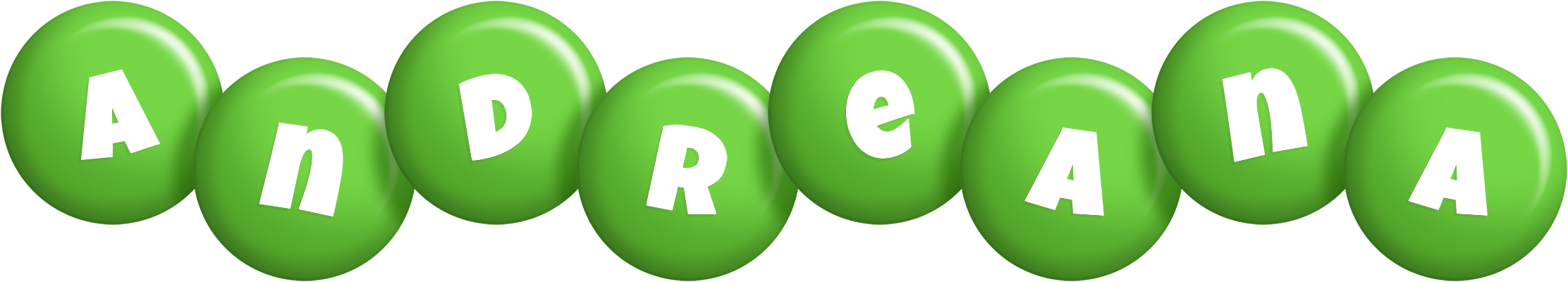 Andreana candy-green logo