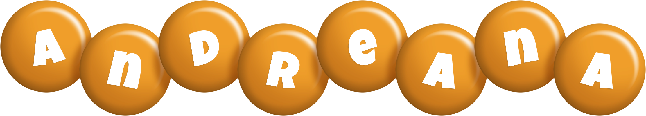 Andreana candy-orange logo