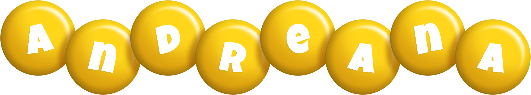 Andreana candy-yellow logo