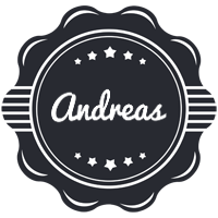 Andreas badge logo