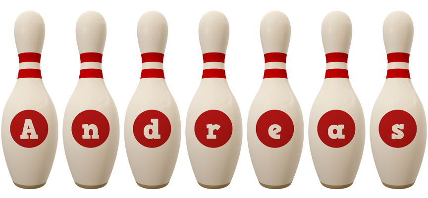 Andreas bowling-pin logo
