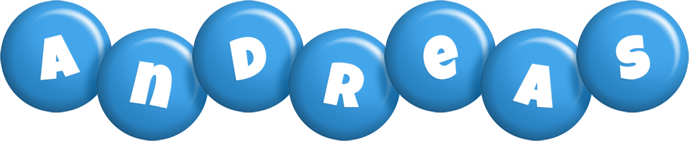 Andreas candy-blue logo
