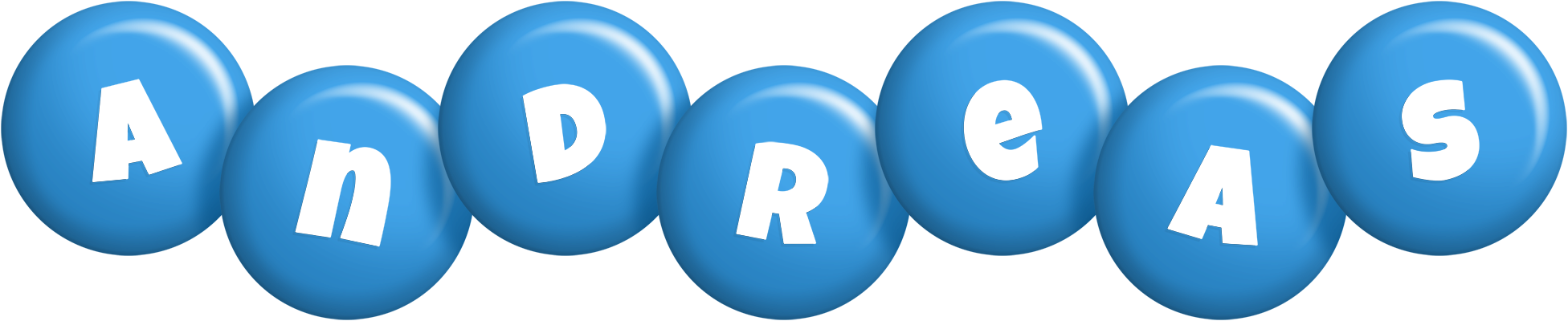 Andreas candy-blue logo