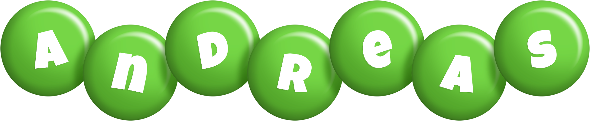 Andreas candy-green logo