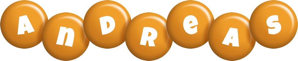 Andreas candy-orange logo