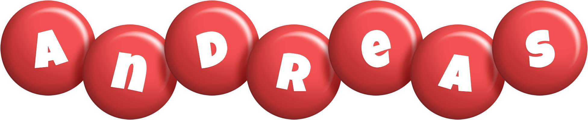 Andreas candy-red logo