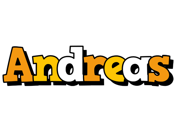 Andreas cartoon logo