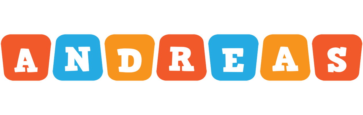 Andreas comics logo