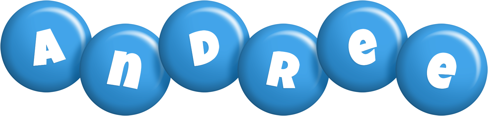 Andree candy-blue logo