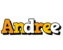 Andree cartoon logo