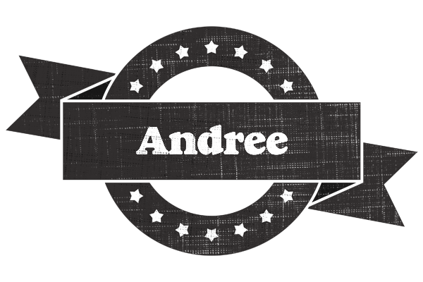 Andree grunge logo