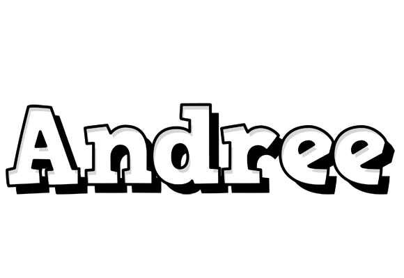 Andree snowing logo