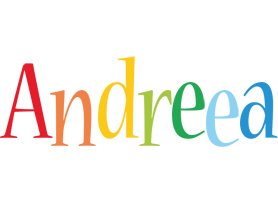 Andreea birthday logo