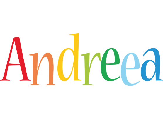 Andreea birthday logo