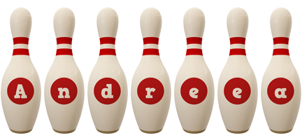 Andreea bowling-pin logo