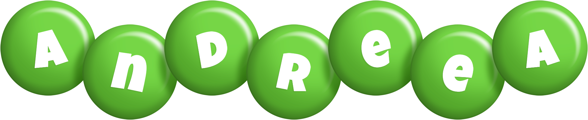 Andreea candy-green logo