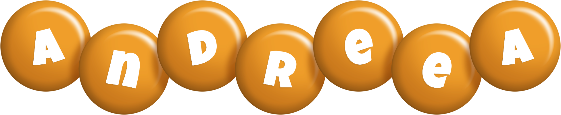 Andreea candy-orange logo