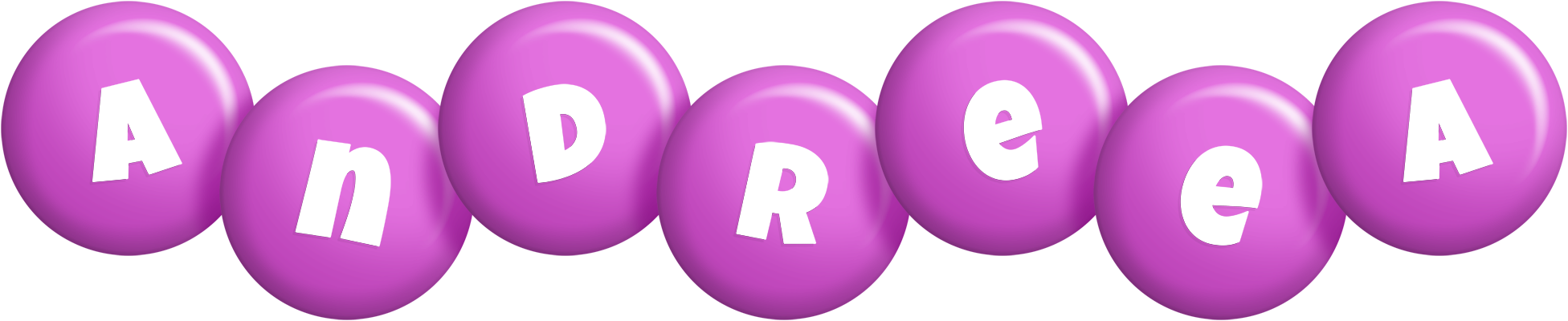 Andreea candy-purple logo