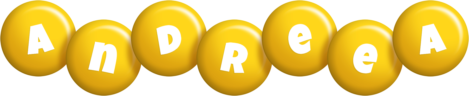 Andreea candy-yellow logo