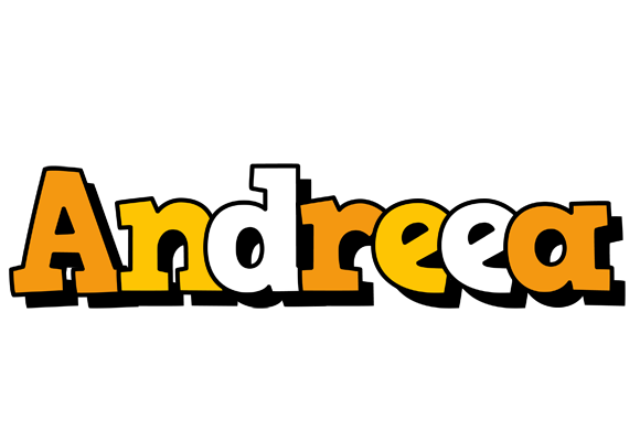 Andreea cartoon logo