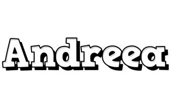 Andreea snowing logo