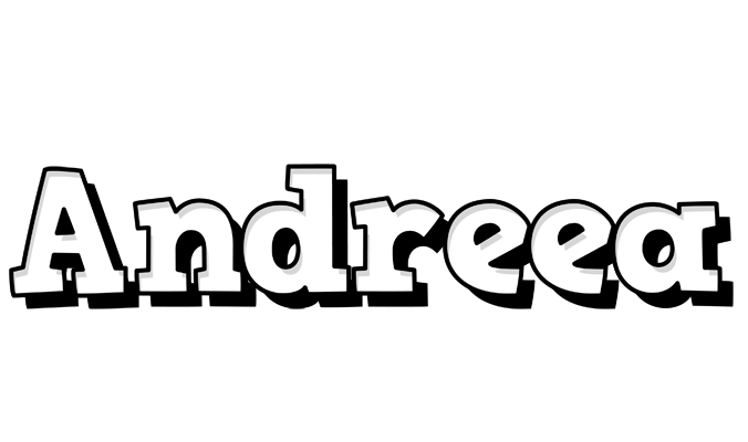 Andreea snowing logo