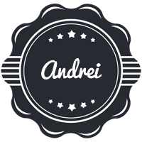 Andrei badge logo