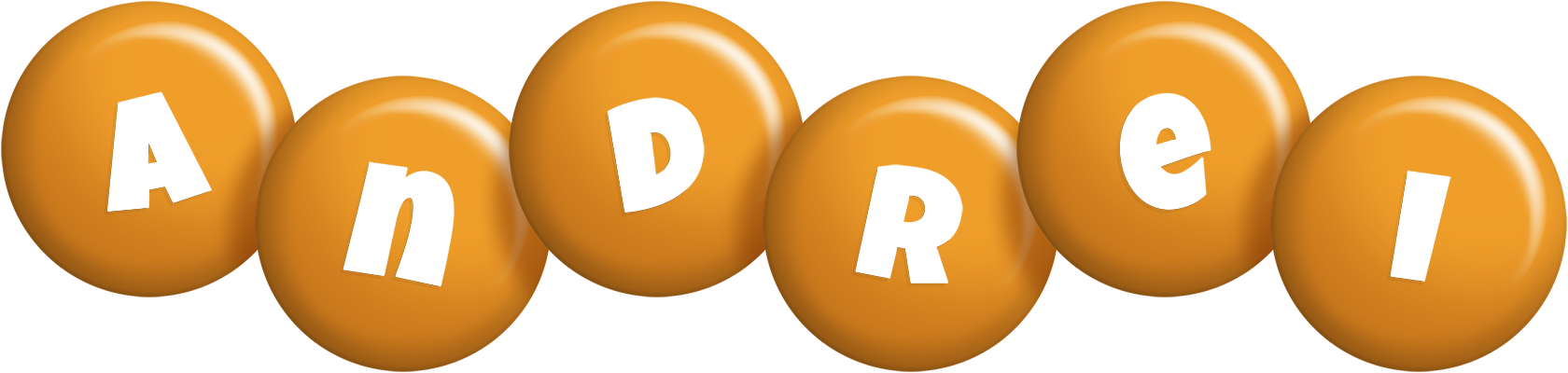 Andrei candy-orange logo