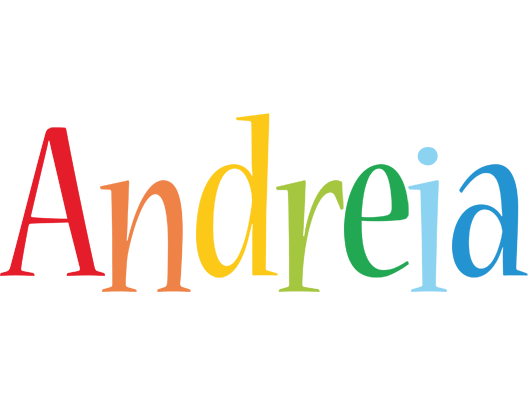 Andreia birthday logo