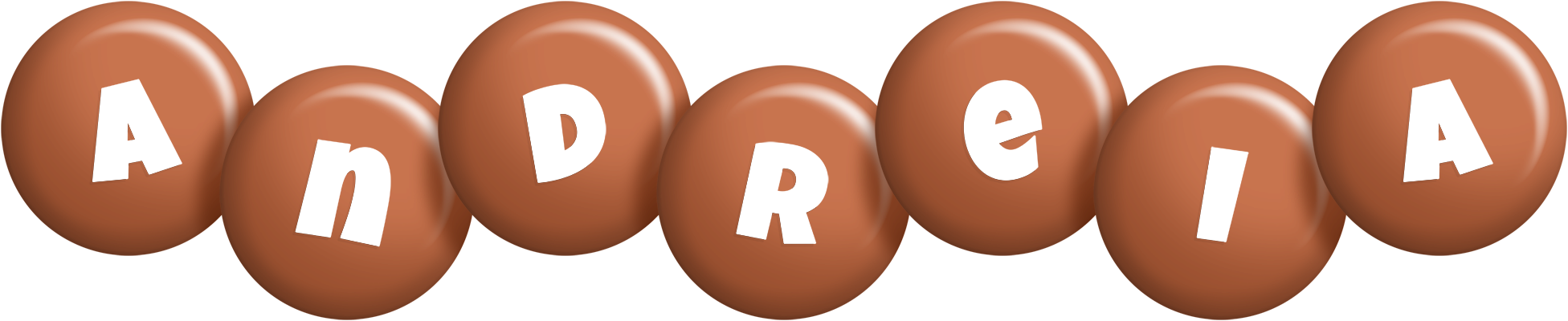 Andreia candy-brown logo