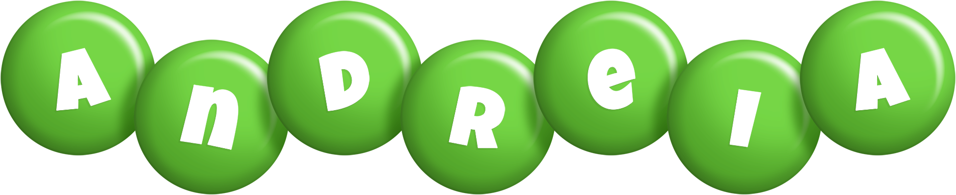 Andreia candy-green logo