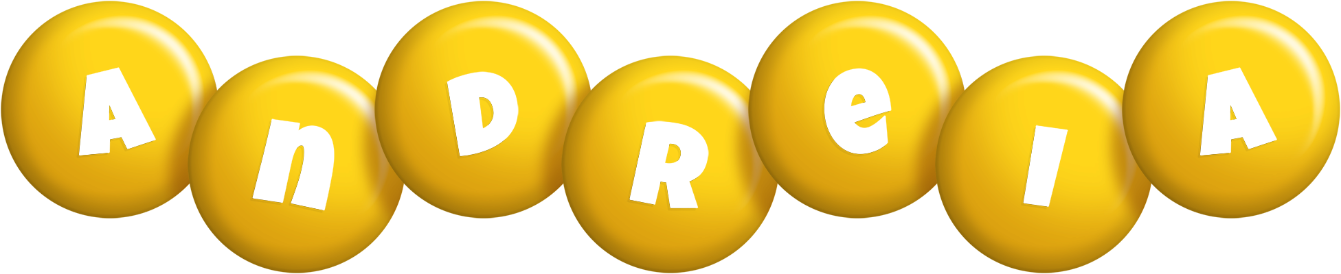 Andreia candy-yellow logo