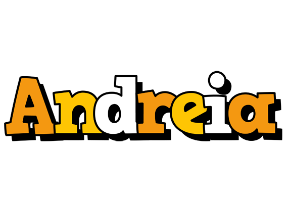 Andreia cartoon logo