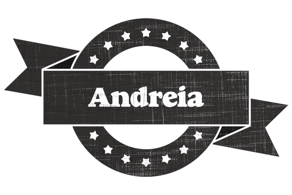 Andreia grunge logo