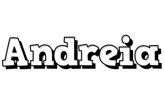 Andreia snowing logo