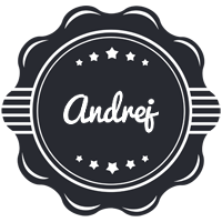 Andrej badge logo