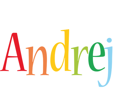 Andrej birthday logo