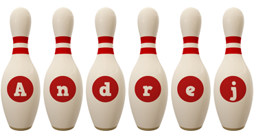 Andrej bowling-pin logo