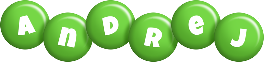 Andrej candy-green logo