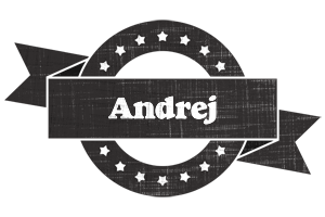 Andrej grunge logo