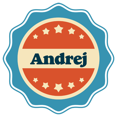 Andrej labels logo