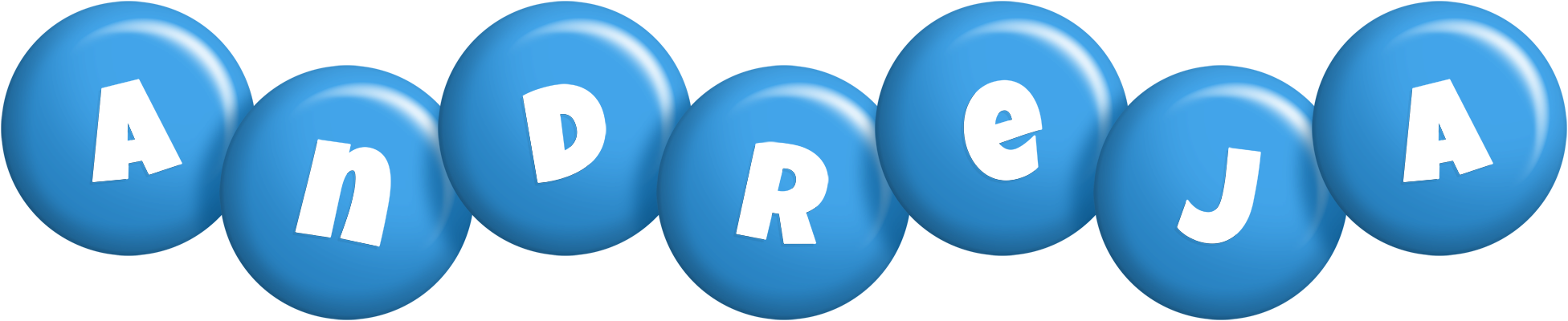Andreja candy-blue logo