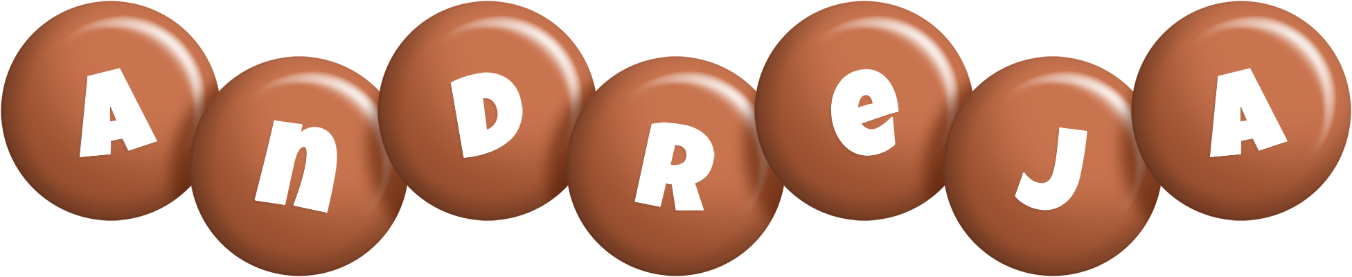 Andreja candy-brown logo
