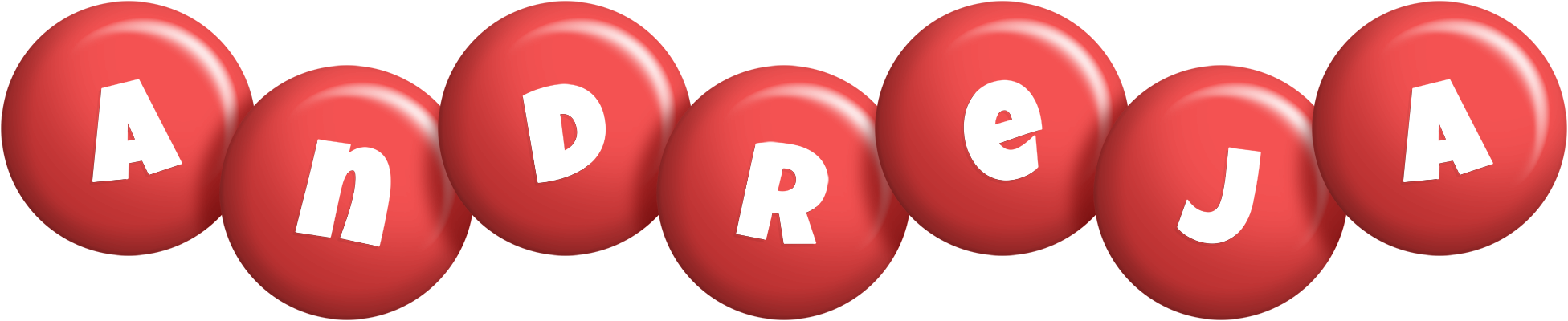 Andreja candy-red logo