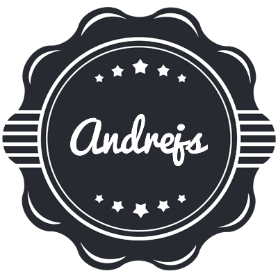 Andrejs badge logo